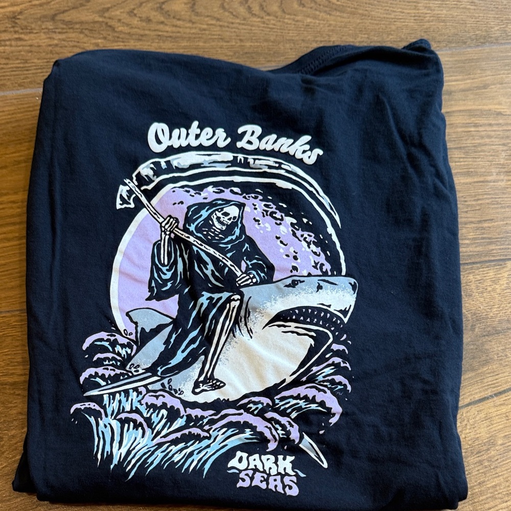 Outer Banks Men's Dark Seas Men’s  Graphic Tee Size-XL